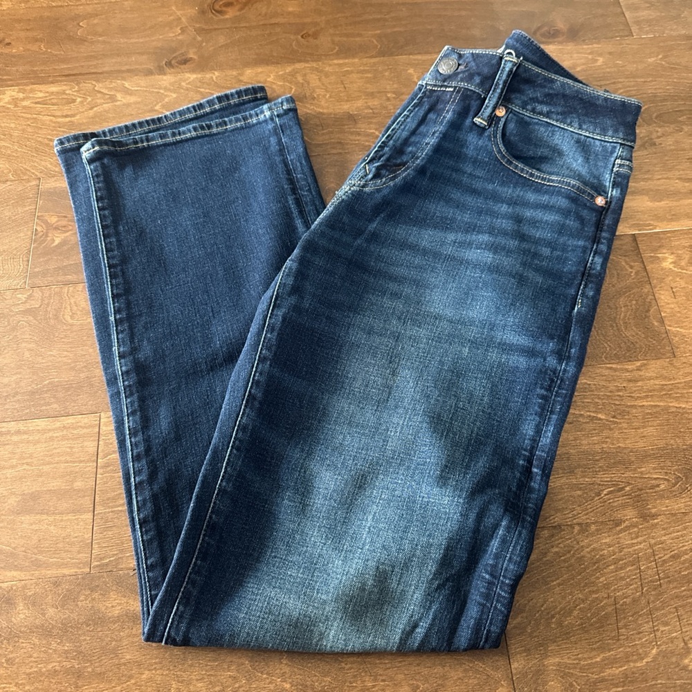 American Eagle Outfitters Dark Blue Straight Jeans